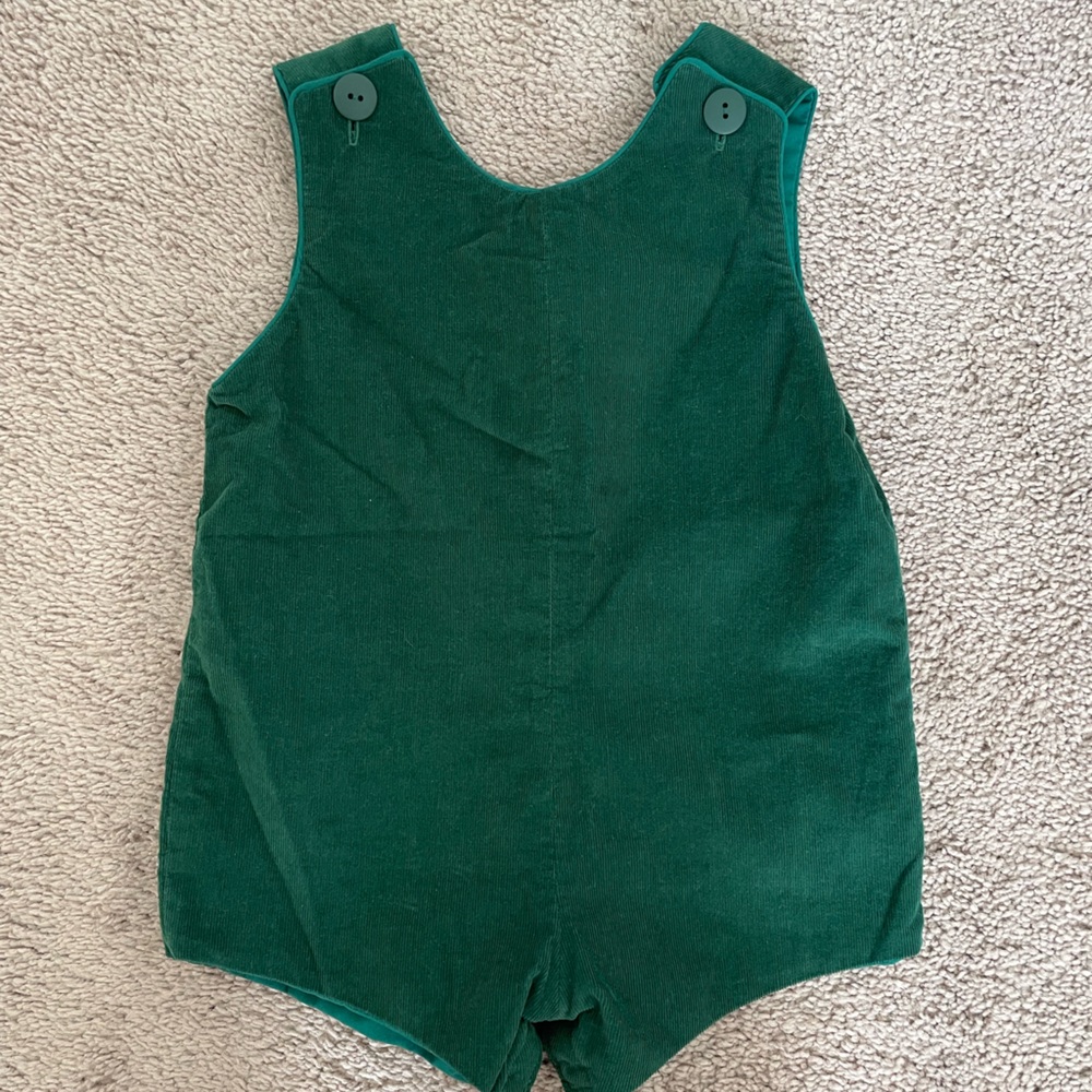 Women’s Exchange Boy’s Green Corduroy Shortall